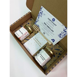 Coffret fetes 2 pots de miel