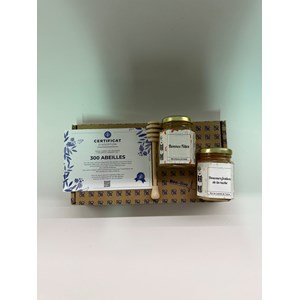 Coffret fetes 2 pots de miel