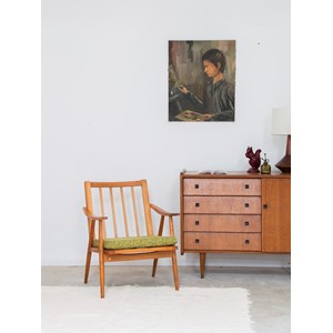 Jakob, le fauteuil scandinave vert n°625