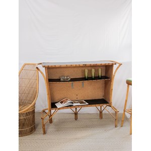 Quentin, le bar en rotin noir n°32