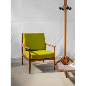 Jakob, le fauteuil scandinave vert n°632