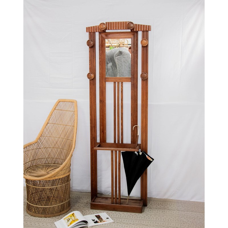 Grand porte-manteaux en bois n°192