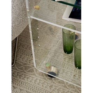 Desserte en verre et plexi n°181