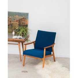 Jakob, le fauteuil bleu scandinave n°623