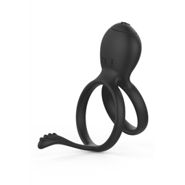 Cockring double en silicone doux pepin