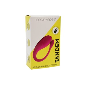 Oeuf vibrant couple tamdem rose