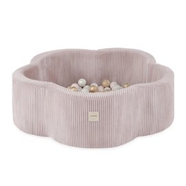 Piscine sèche 95x30 + 200 balles rose