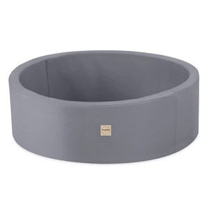 Piscine extérieure ronde 90x30 cm grise