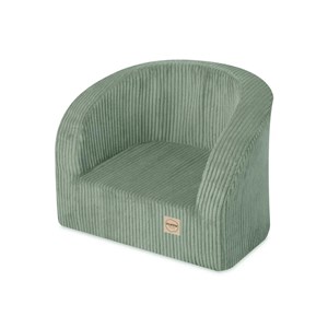 Siège en velours côtelé vert