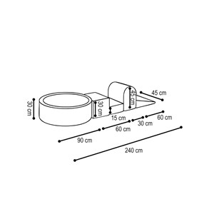 Aire plush nest marron