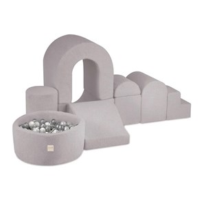 Château plush nest gris
