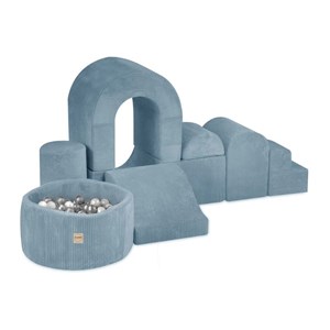 Château plush nest gris