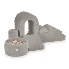 Château plush nest gris