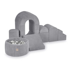 Château plush nest gris