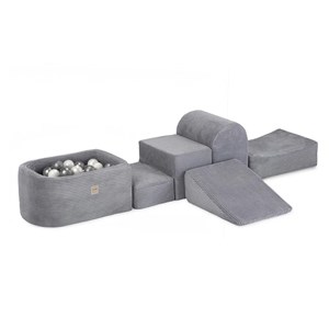 Mini plush nest gris