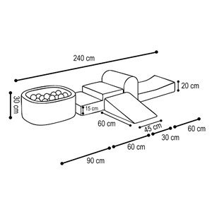 Mini plush nest gris