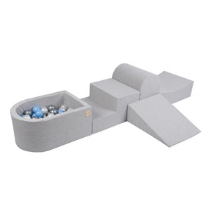 Mini plush nest bleu
