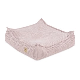 Pouf plush nest marron