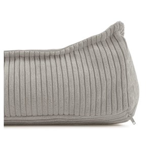 Pouf plush nest gris