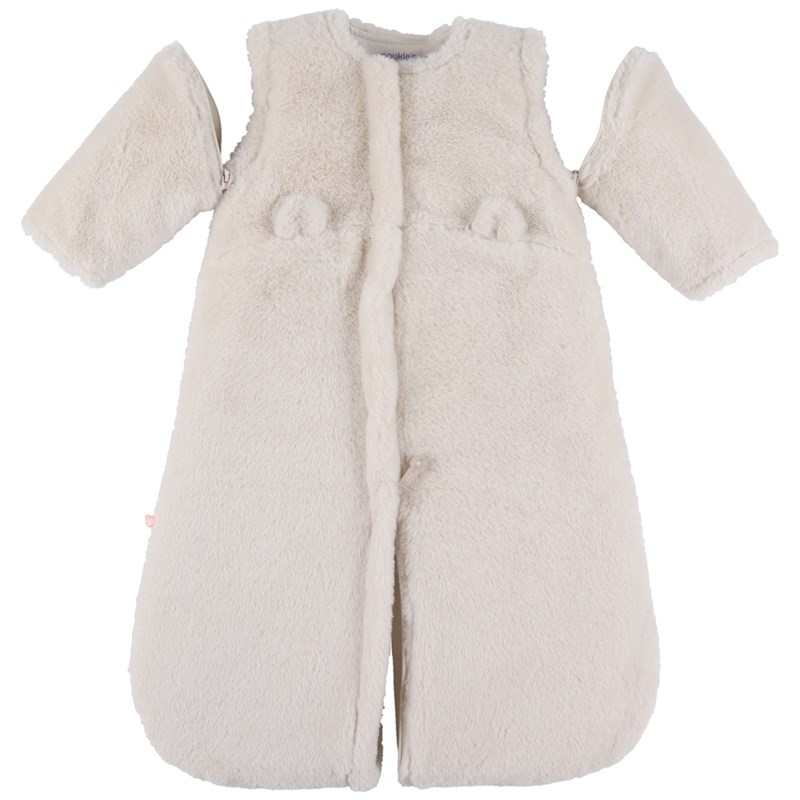 Gigoteuse en fausse fourrure beige (70cm)