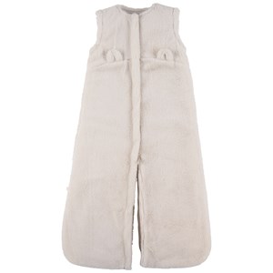 Gigoteuse en fausse fourrure beige (100cm)