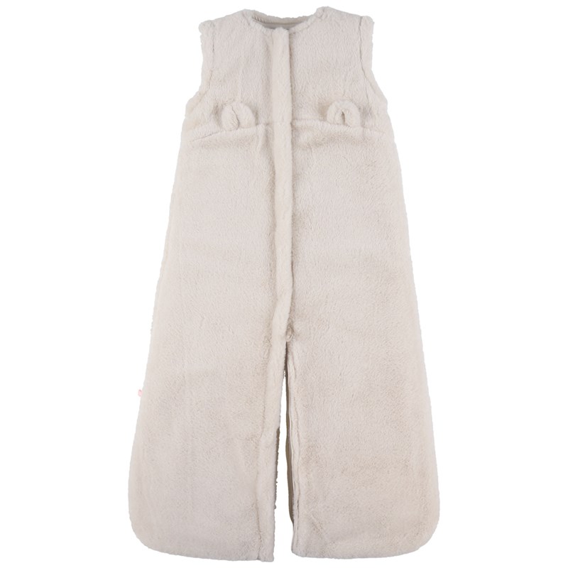 Gigoteuse en fausse fourrure beige (100cm)