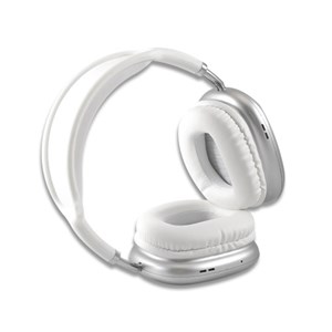 Casque bluetooth confort silver&nbsp;blanc