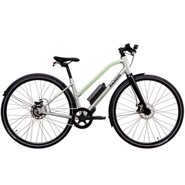 Vélo électrique parco 006 cadre bas vert