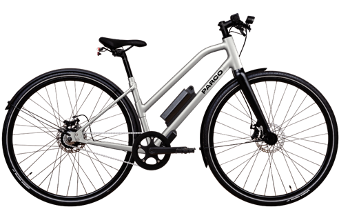 Vélo électrique parco 006 cadre bas aluminium brossé