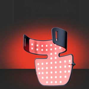 Masque pour le cou de traitement par lumière led avec 4 couleurs.