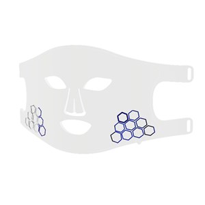 Masque facial de traitement par lumière led avec 4 couleurs.