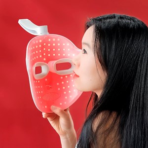 Masque led photodynamique. Traitement de lumière 7 couleurs. Soin du visage.
