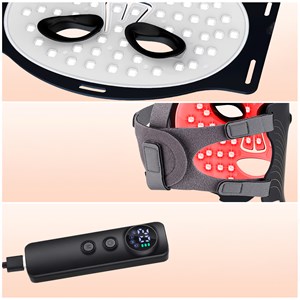 Masque facial de traitement par lumière led avec 7 couleurs et 3 niveaux.
