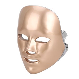 Masque led photonique à sept couleurs. Soin du visage, anti-âge.