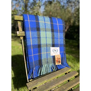 Plaid en laine tartan flower of scotland