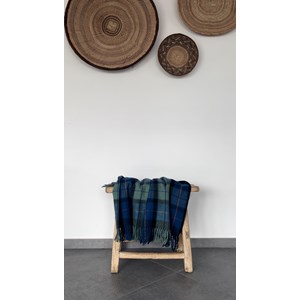 Plaid en laine tartan flower of scotland