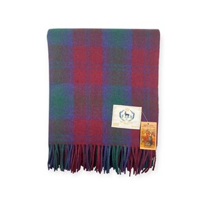 Plaid en laine tartan lindsay modern