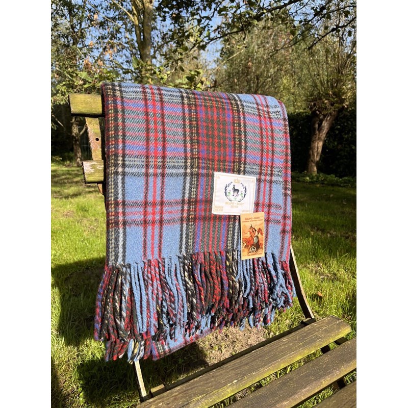Belpo - Plaid en laine tartan anderson