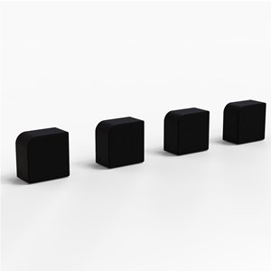 Mini mur d’enceintes bluetooth modulables 4-en-1, 20w rms rechargeable usb