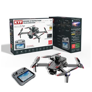 Drone gimbal 3 axes capteur 360° 8k hd