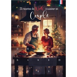 Calendrier de l'avent couple 25 recettes à cuisiner à deux