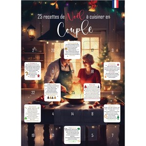 Calendrier de l'avent couple 25 recettes à cuisiner à deux