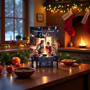 Calendrier de l'avent couple 25 recettes à cuisiner à deux