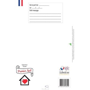 Calendrier de l'avent 1er noël en couple 25 défis