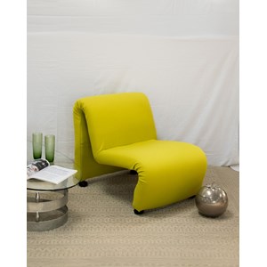 Chauffeuse verte en tissu n°61