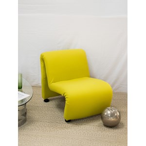 Chauffeuse verte en tissu n°61