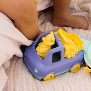 Le camion pompier made in france en matière recyclée de mr renard