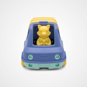 Le camion poubelle made in france en matière recyclée de mr renard