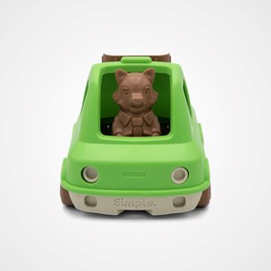 Le camion pompier made in france en matière recyclée de mr renard