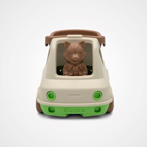 Le camion benne made in france en matière recyclée de mr renard